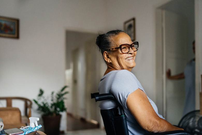Senior at home