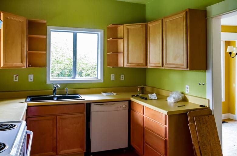 View of kitchen