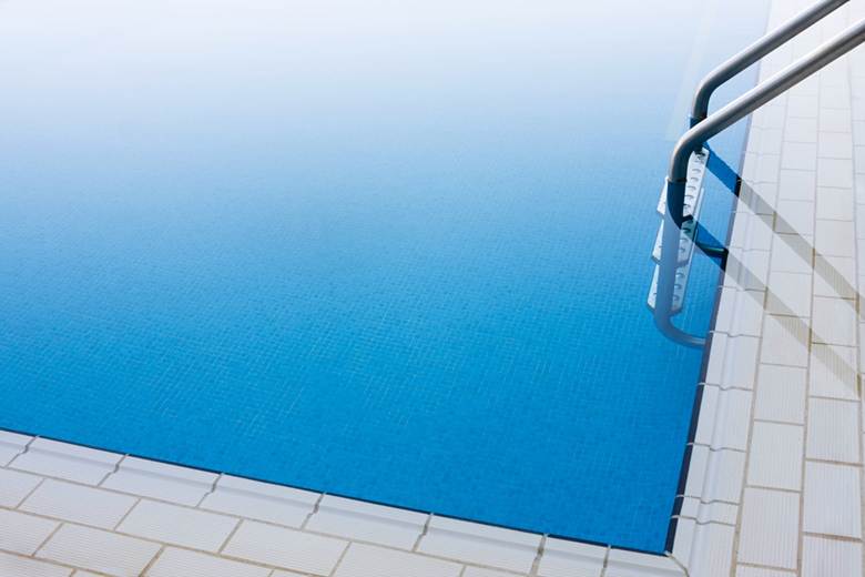 Tiled swimming pool